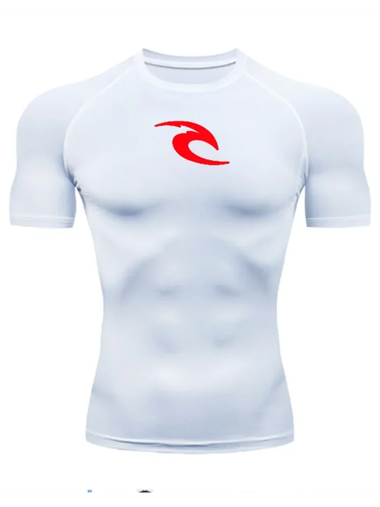 Men's Boxing Training Bottoming Long-sleeved Compression Shirt Outdoor Running Breathable Quick-drying Elastic T-shirt S-3XL