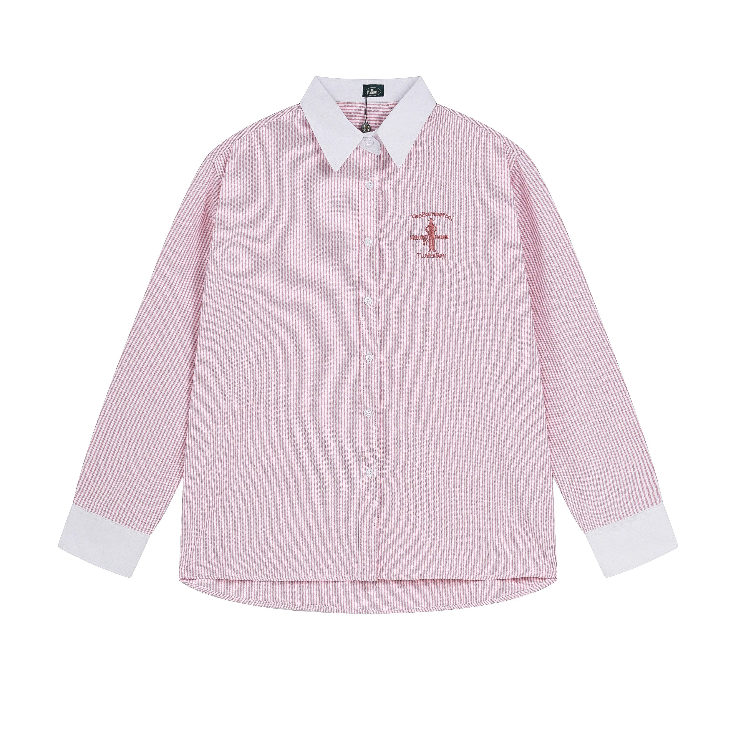 Blue Plaid Casual irt for Women Classic Striped Cotton irt Loose Fit Long Sve UV Protection Chinese Brand the Barnnet