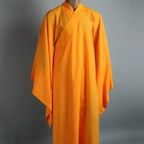 Monk Costume Buddhist Chinese Traditional Clothings Meditation Zen Shaolin Hanfu Clothing Taoism Tibetan Clothes Monk Robe