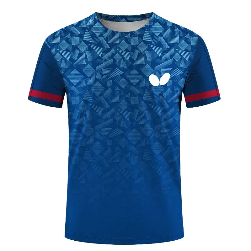 2025 Summer New Men's Round Neck Short Sleeve 3D T-Shirt Quick Dry Ball Dress Print Loose Breathable Comfortable Top