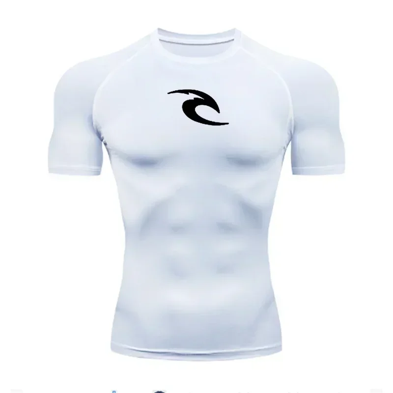 Men's Boxing Training Bottoming Long-sleeved Compression Shirt Outdoor Running Breathable Quick-drying Elastic T-shirt S-3XL