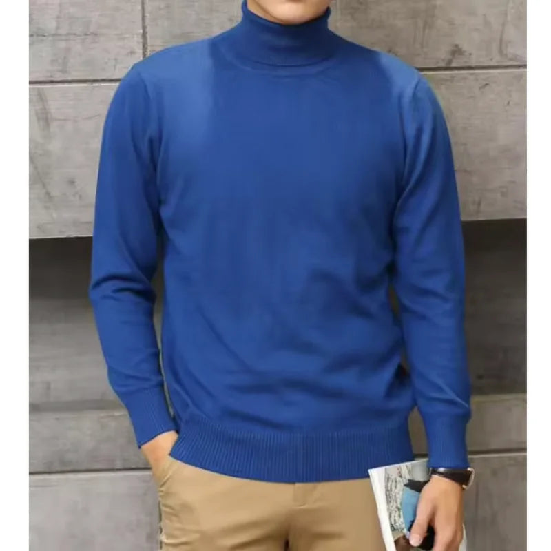 Cashmere turtleneck men sweater clothes for 2024autumn winter jersey hombre pull homme hiver pullover men high neck sweaters